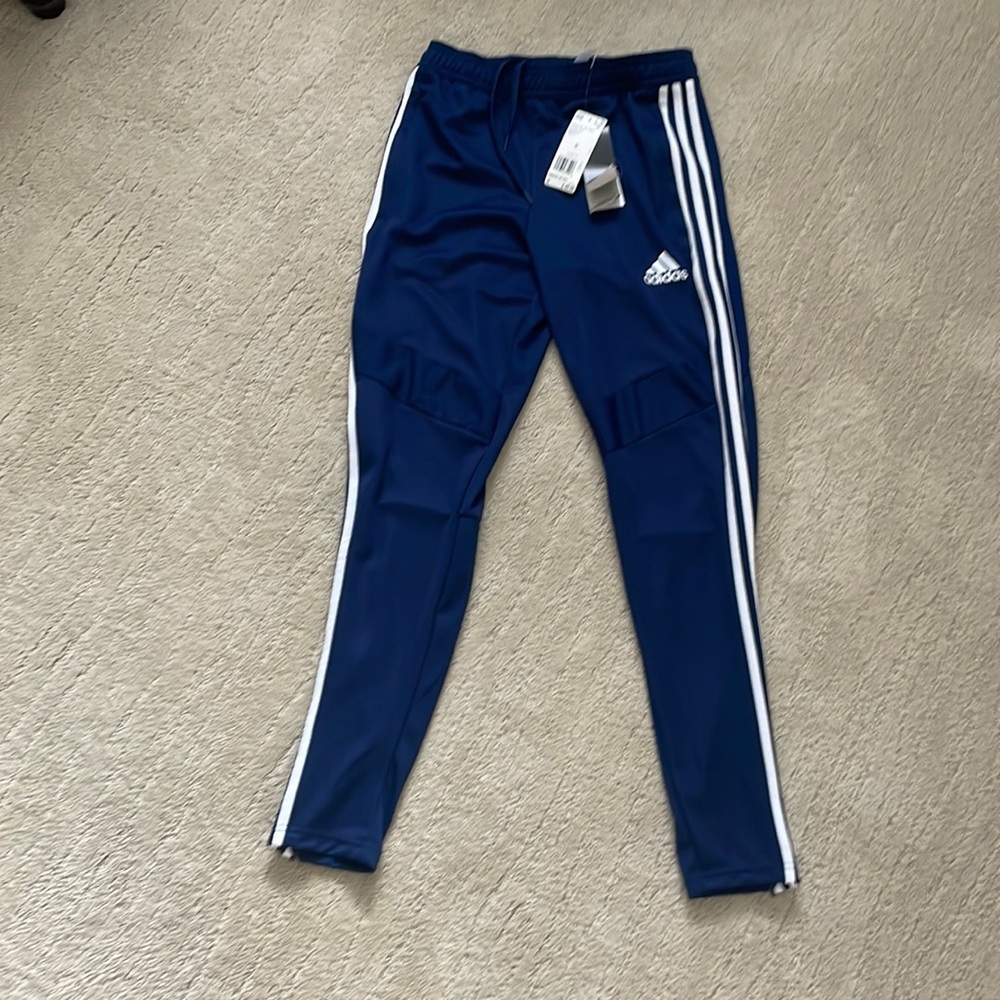 NWT Adidas TIRO19 Men Pants - Dark Blue -  Small